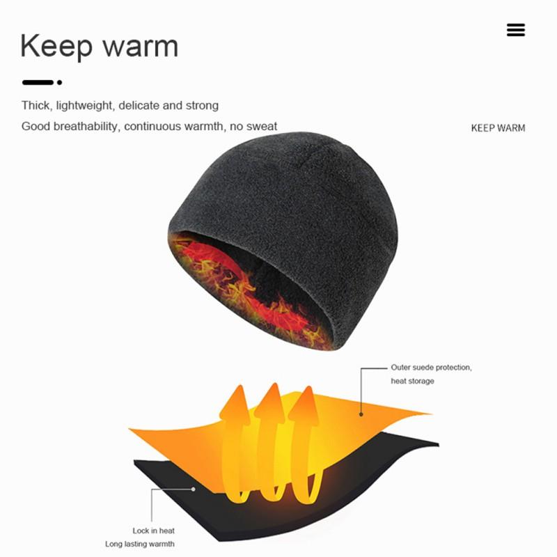 Winter Fleece Warm Cap Men Army Military Tactical Skull Beanie Hat Sports Skiing Running Cycling Cap Thick Windproof Unisex Hat