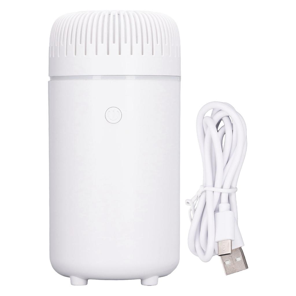 100ml Przenośny Nawilżacz Dyfuzor Olejków Eterycznych Mały Nawilżacz Zimnej Mgiełki Samochodowy Dyfuzor Nawilżacz Biały