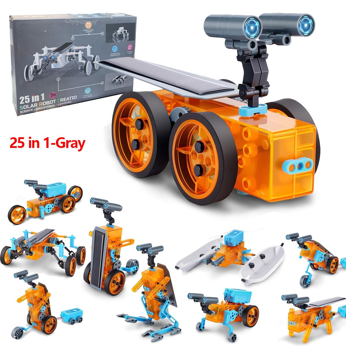 Nieuwste 13-in-1 Zonne Robot Kit Stem Educatief Speelgoed Doe-het-zelf Wetenschappelijk Experiment Technologische Gadgets Elektrische Zonne Robots Voor Kinderen