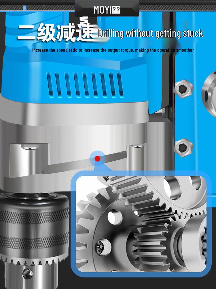 Compact 220V High-Power Bench Drill Press: Multifunctional High-Precision Rotary Milling Machine