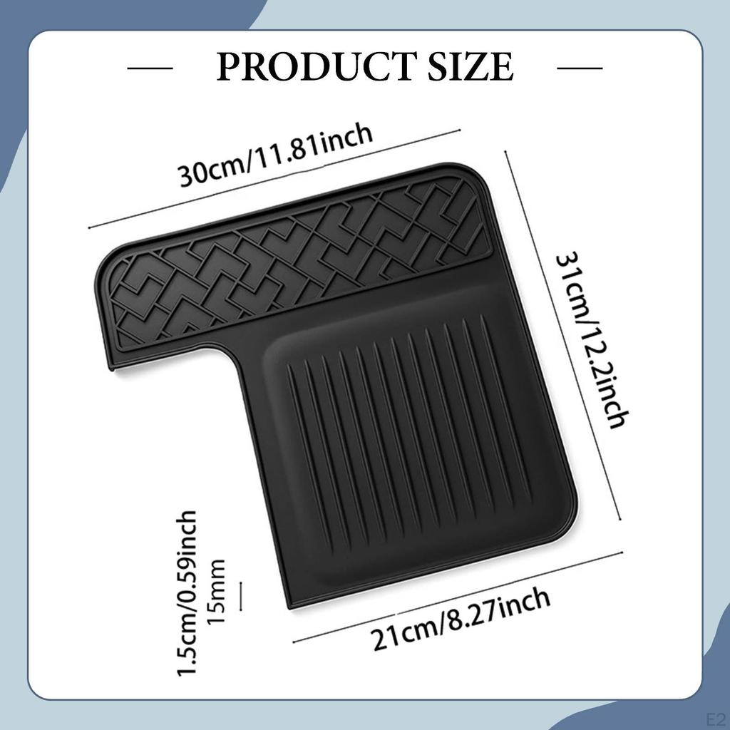 Coffee Maker Mat Silicone Drying Machine Waterproof Suitable for Kitchen Bar