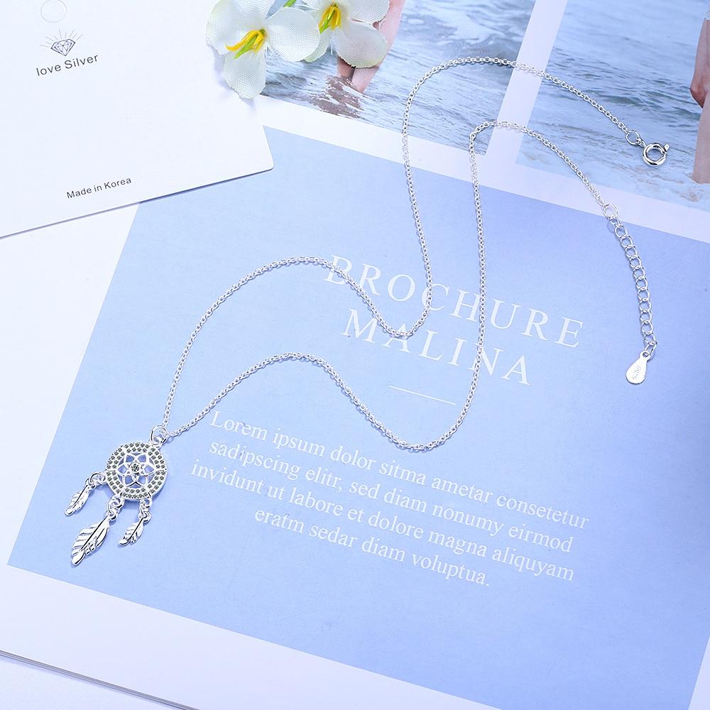 Sterling Color Dreamcatcher Feather Charm Pendant Necklace Pendant Color Dream Catcher Pendant Dramatic Statement Choker Pendant