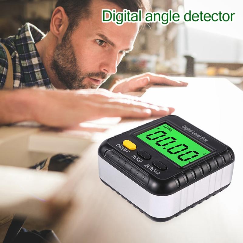 Magnetic Digital Angle Finder Protractor Inclinometer Mini Digital Level Angle Gauge Fast & Stable Measurement Tool