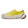 Li Ning Wu Ji Sapatos de Skate Masculinos da Moda Versátil Antiderrapantes Absorventes de Choque Cano Baixo Tênis Amarelo AZGT037-6