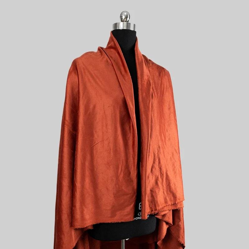 50x155cm Pure Polyester Material Frosted Suede Fabric Super Soft Ultra-fine Clothing Designer Cloth Apparel for Diy Sewing