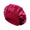 Newly Satin Night Hair Cap Women's Solid Sleeping Hat Sleep Care Bonnet Nightcap For Women Unisex Cap