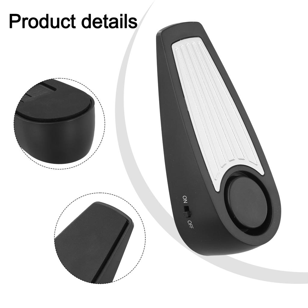 Compact Alarm For Doors Alarm Blocker Portable Doorstop Compact Size Lightweight Design Sensitive Trigger Mechanism