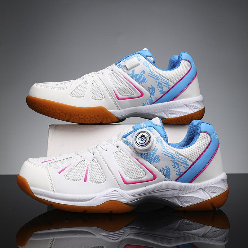 

Badminton shoes rotating buckle casual couple table tennis sports shoes men s and women s tennis training shoes running shoes 44