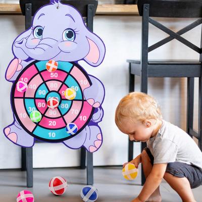 Tier Dartscheibe für Kinder Sicherer Klettball Indoor Outdoor Spaß Koordination Konzentration