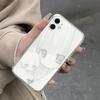 Cute Anime Gentle Girl Pattern Phone Case For iPhone 17 16 15 14 13 12 11 Pro Max XR XS MAX 7 8 PLUS MINI INS Transparent Cover