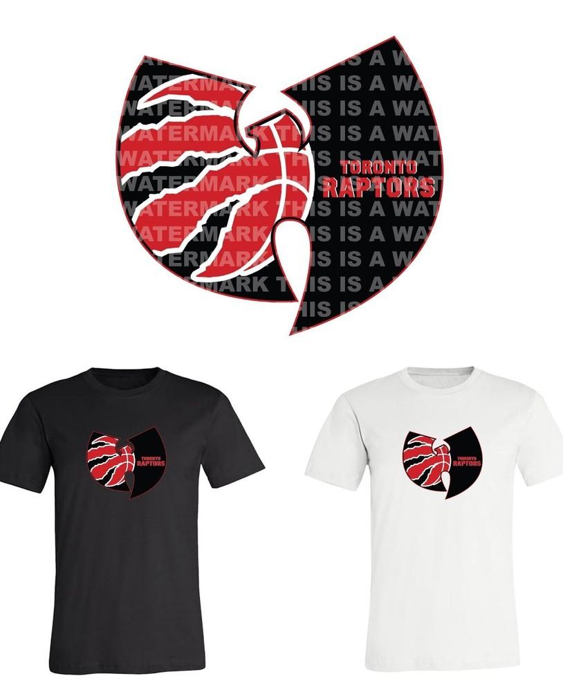 Футболка унисекс с логотипом команды НБА Toronto Raptors Wu Tang M