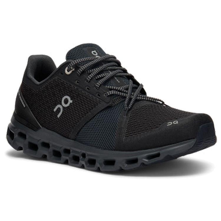 On Cloudstratus Nízké Tlumení Prodyšné Stabilní Běžecké Boty Dámské tenisky Černé 29.99844