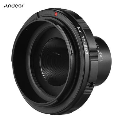 Andoer 1,25-T2-EOS adapterio žiedo fotografavimo priedo pakeitimas, skirtas Canon EOS fotoaparatui, 1,25 colio okuliarui T2 teleskopui