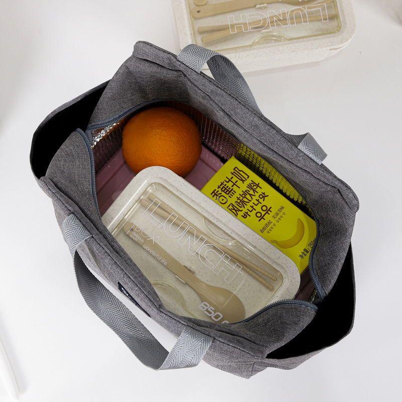 Insulated Waterproof Student Lunch Bag with Thickened Aluminum Foil