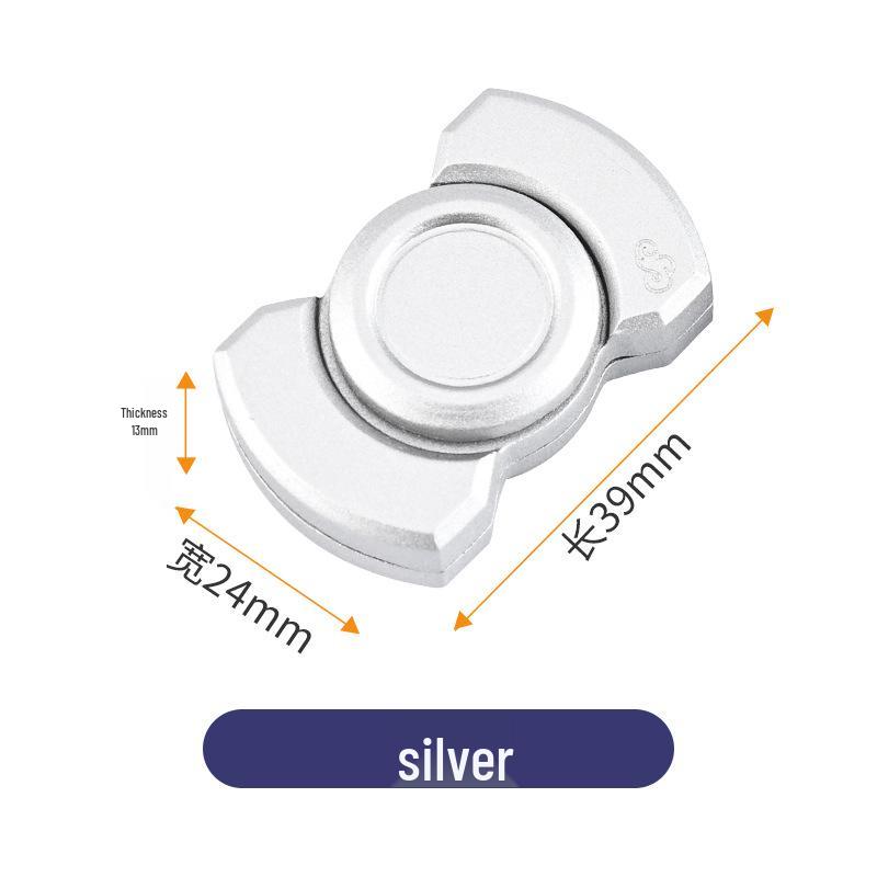 Fingertip Spinner: Portable Zinc Alloy 3-in-1 Multifunctional Stress Reliever