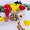 WTEMPO Double Colour Durable Fake Lemons Ornaments Artificial Lemons Fake Fruits Decorations for Kichen Party Chirstmas Decor Photography Props