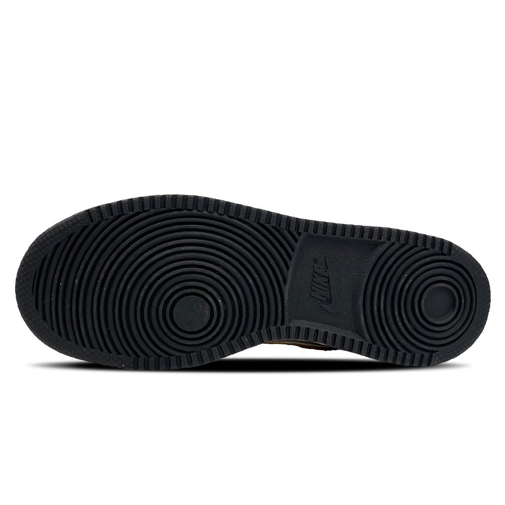 Nike Court Borough Low Top Skateboard Shoes Men's Black Gold 844881-005(Team11-)