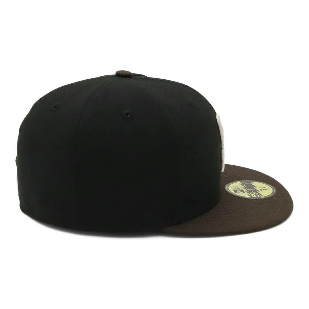 New Era 59Fifty ONSPOTZ SD 7 San Diego Padres 59Fifty Color Black Walnut 2-Tone Cap, Exclusive, Black/Walnut, 1/4 inch, 2-Tone