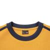 Li-Ning Sports Lifestyle Series Round Neck Loose Retro Letter Striped Color Block Versatile Sweatshirt Unisex sweatshirt Mineral-Yellow AWDVF87-3
