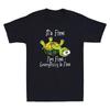 It's Fine, I'm Fine, Everything Is Fine Funny Turtle Meme Vintage Men's T-Shirt