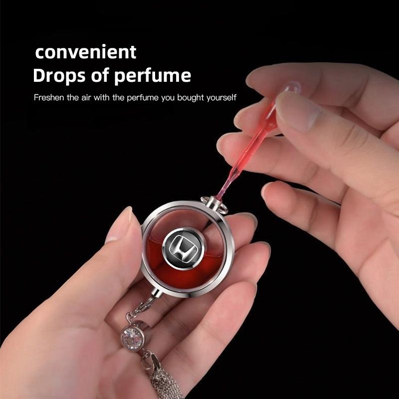Car Diamond Perfume Pendant For Honda Civci FIT CRV Accord Jazz HRV Dio Stepwgn Interior Hanging Pendant Fragrance Accessories ZM4