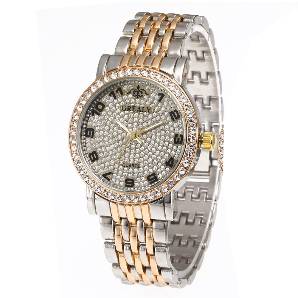 New Fashion Women Watches Rhinestone Digital Quartz Watch Alloy Wristwatches Relogio Feminino Watch Clock Watches For Women Gift