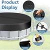 6/8/10/12ft Round Swimming Pool Solar Covers Foldable Dustproof Replacement Parts Blanket Protector Outdoor Hot Tub Accessories