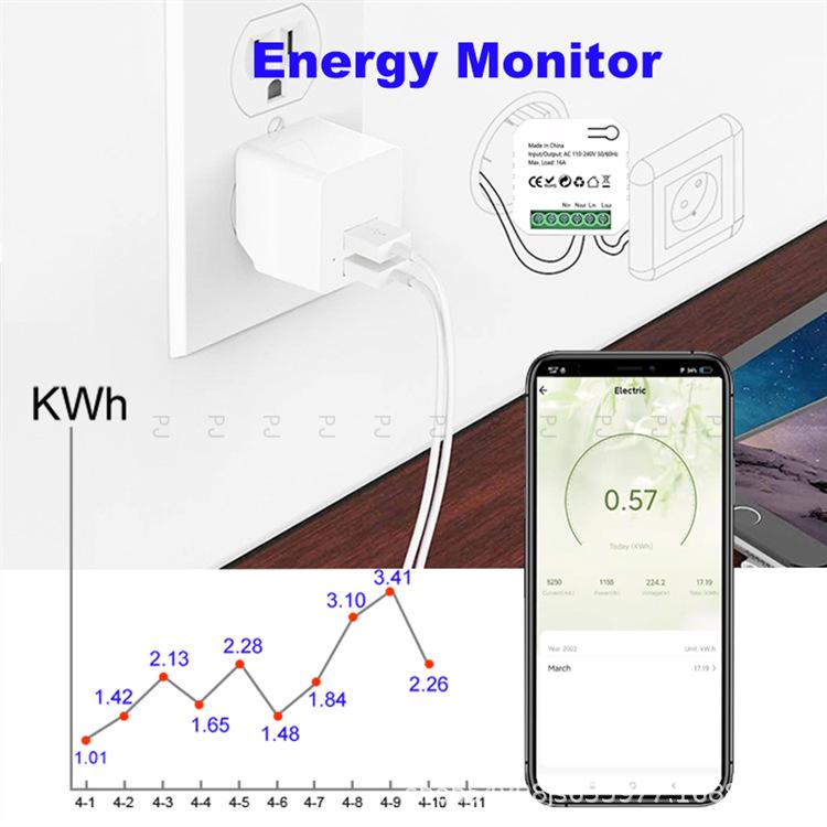 Zigbee Smart Switch Module Compatible with Alexa & Google