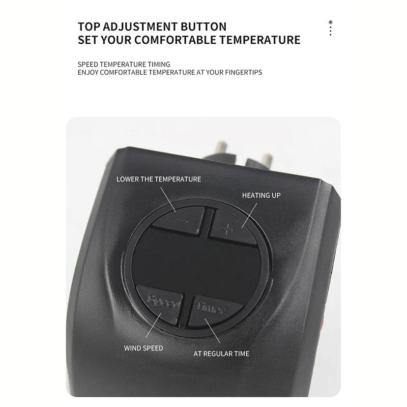 Portable Electric Heater Plug In Wall Room Heater Home Appliance Heating Stove Mini Radiator Heater Fan Warmer Machine