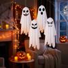 Eerie Halloween Hanging Ghost Decor White Front Door Hanging  Halloween Gifts