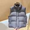 New Stand-up Collar Down Vest Women's White Duck Down Thickened Warm Puff Vest Sleeveless Vest Winter