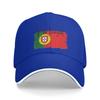 Damen Unisex Portugal Flagge Portugiesischer Outdoor Hut Verstellbare Kappe Lässige Baseballkappe Golf Sonnenschutz