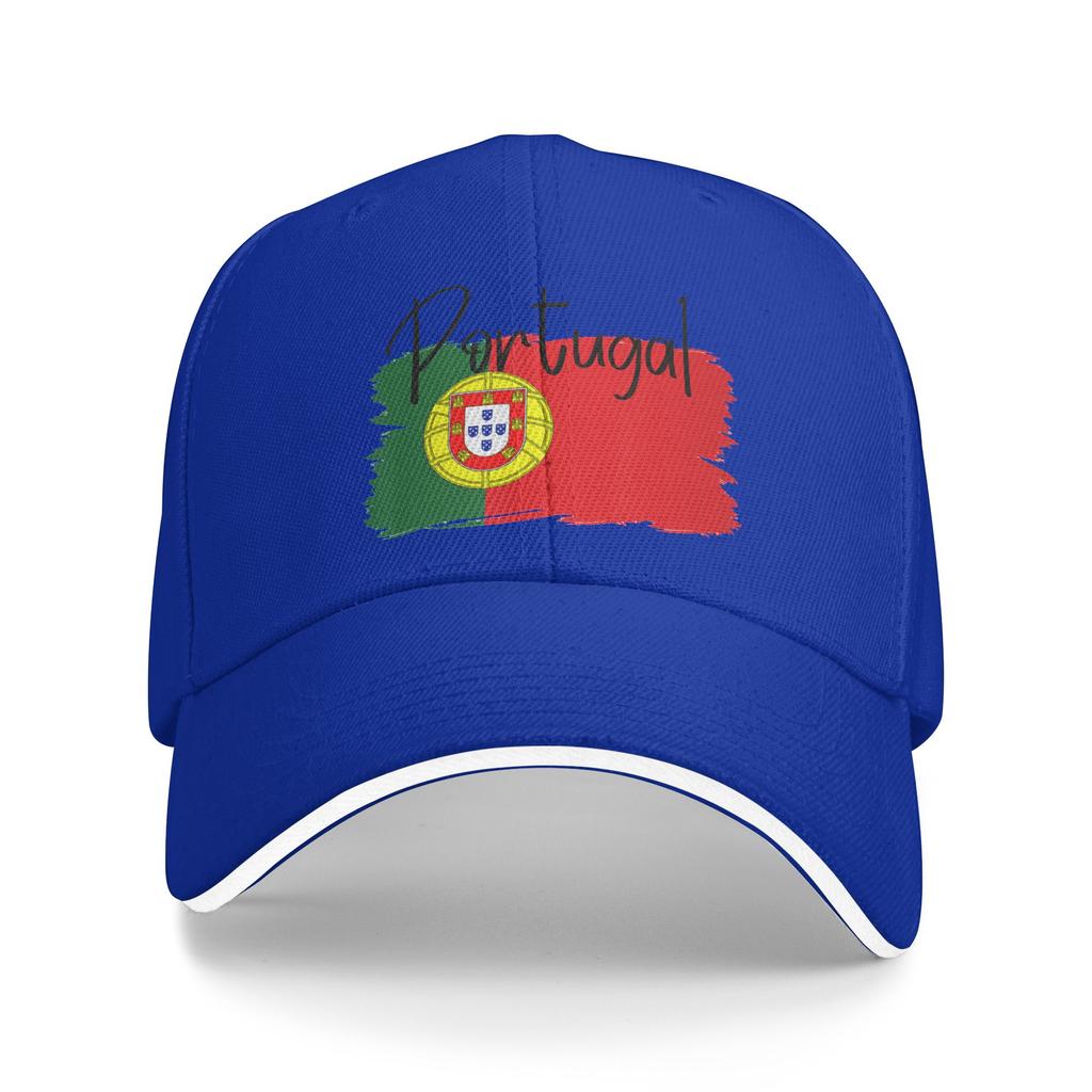 Damen Unisex Portugal Flagge Portugiesischer Outdoor Hut Verstellbare Kappe Lässige Baseballkappe Golf Sonnenschutz