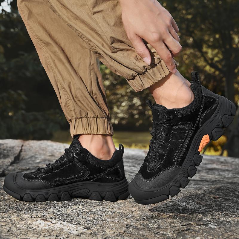 Fashion Simple Men Trainers 2025 New Leather Casual Sneakers for Men New Fashion Male Walking Shoes Outdoor Non-Slip Treking Footwear