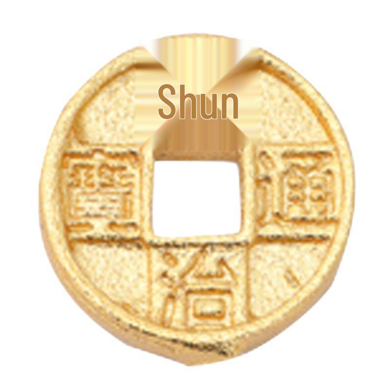 Mini Sandgull Fem Keisermynter Anheng - Imitert Kobbermynt Ornament for DIY