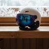 Visor Snow Helmet Protection with Builtin Goggles Warm Earmuffs Sports Equipment for