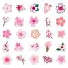 50 Sakura Waterproof Stickers for Luggage and Laptops