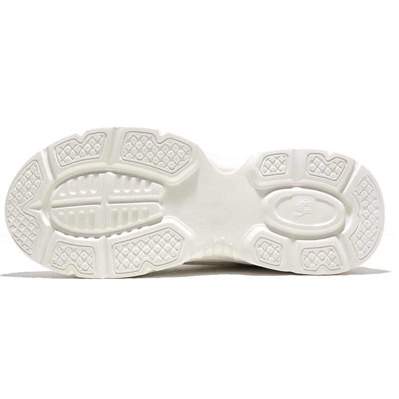 CAMEL Women's Platform Chunky Sneakers - Ivory/Silver