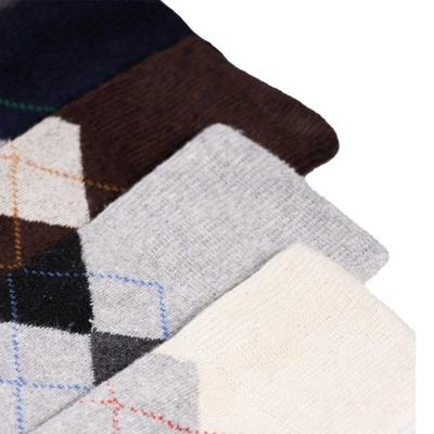 Soxy Men's Argyle Long Socks (Pack of 6)
