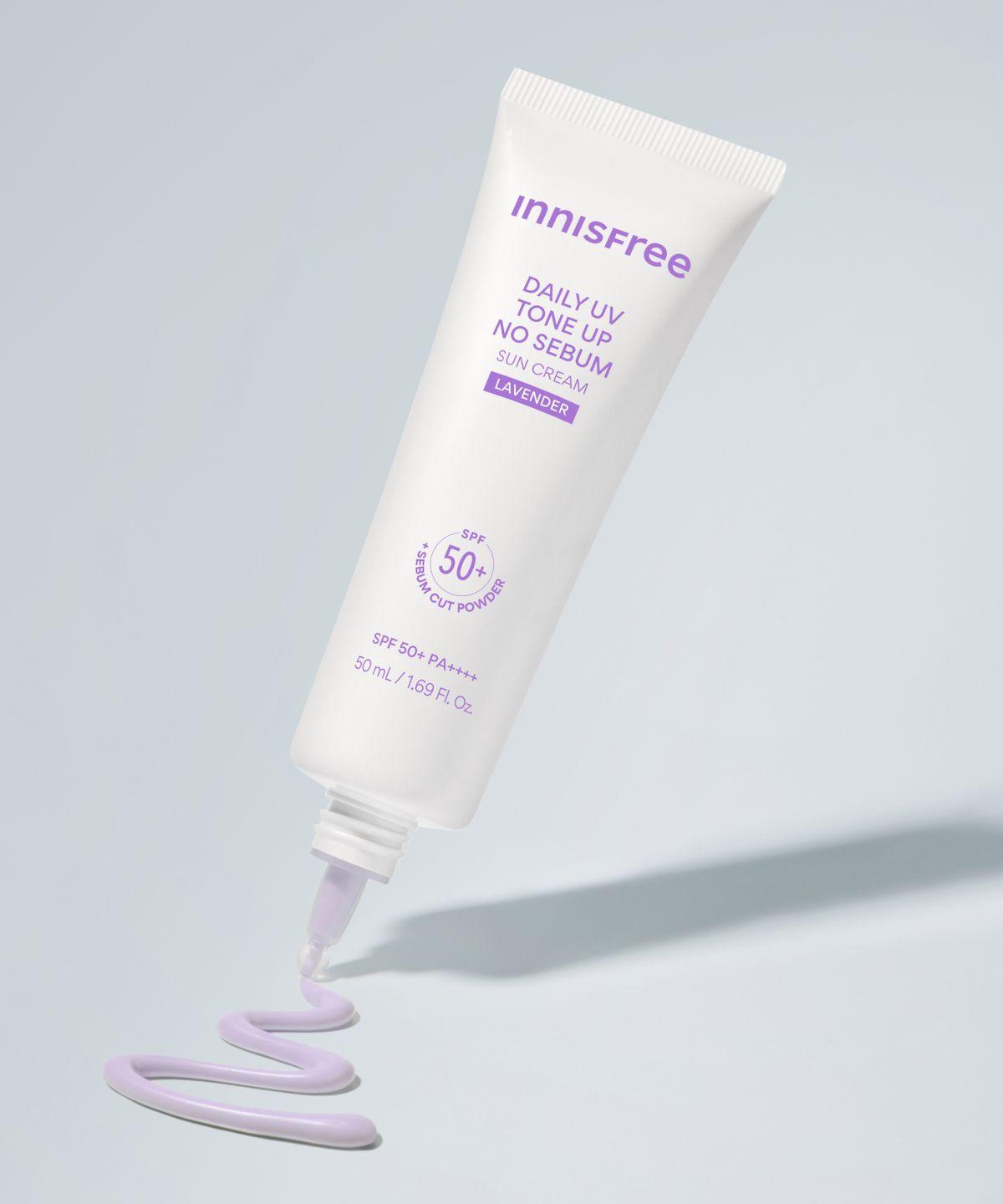 Daily UV Tone-Up No-Sebum Sunscreen Lavender