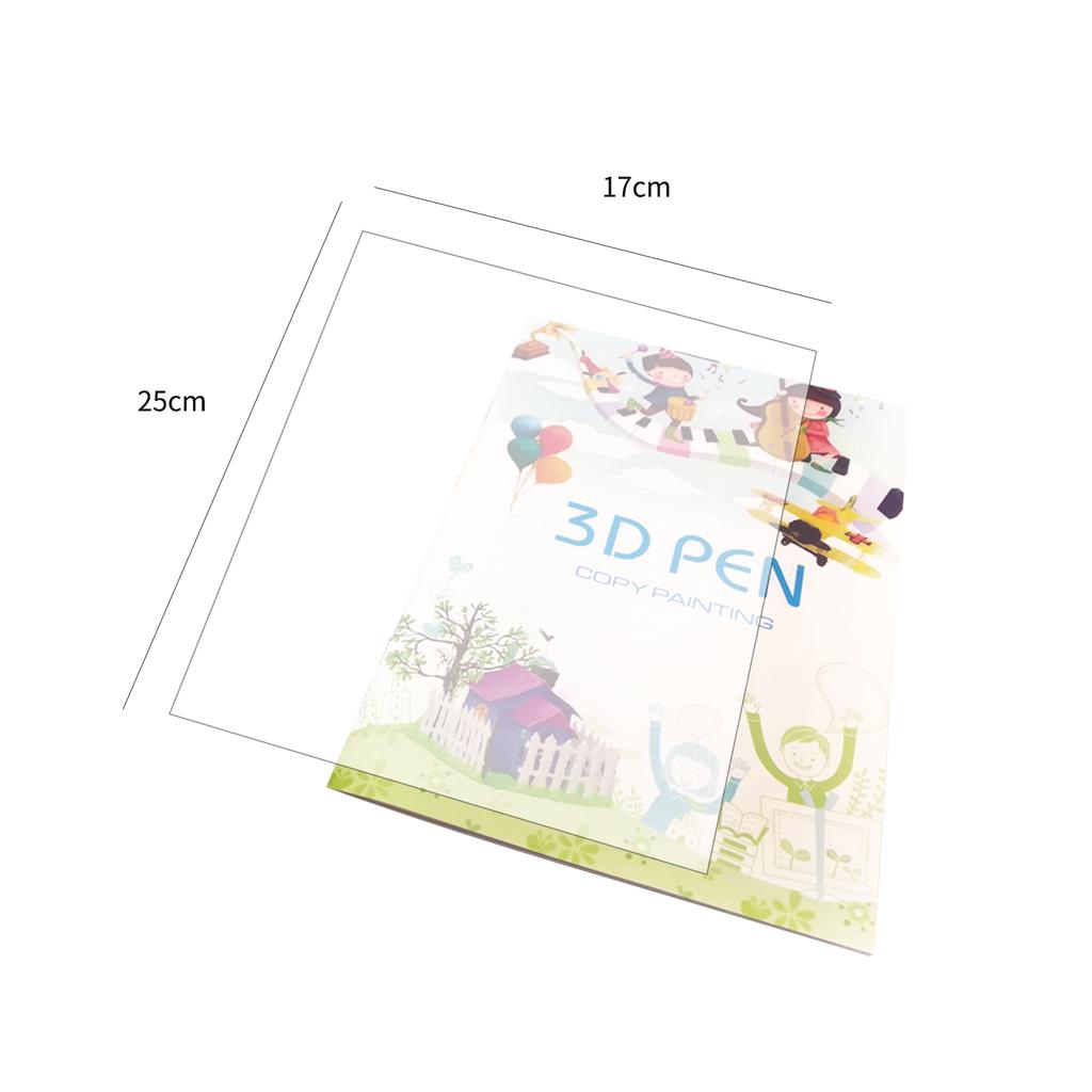 3D Stift Vorlage Buch Für 3D Druck Stift Zeichnung Schablonen 40 Zeichnung Muster Mit einem