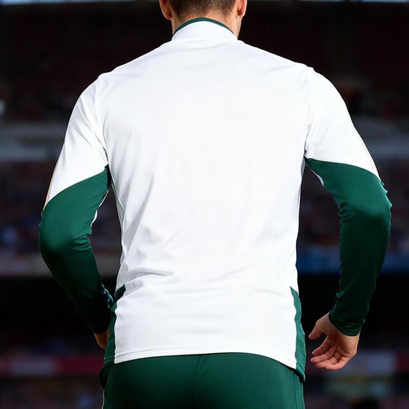 Adidas World Cup Italy Player Version Half-Zip Long Sleeve Football Shirt Men Tops JZ9367