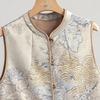Cypress She Women's New Chinese Style Embroidered Loose Vest