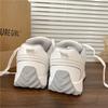 Mesh breathable waffle women 2 summer new soft-soled niche sports leisure running white shoes