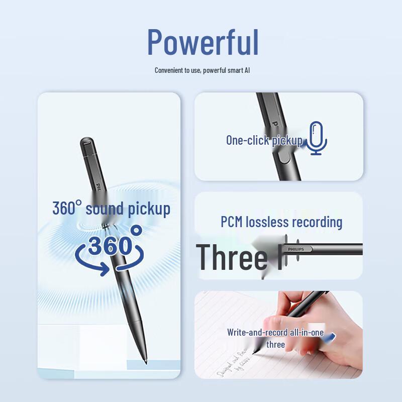 Philips Bluetooth Headset and Voice Recorder Combo