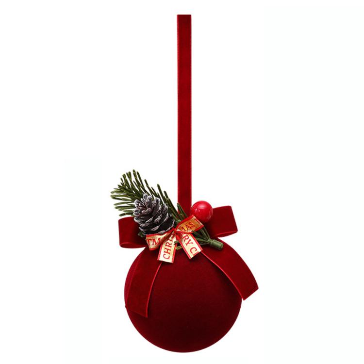 Christmas Flocking Decorations Window Hanging Accessories
