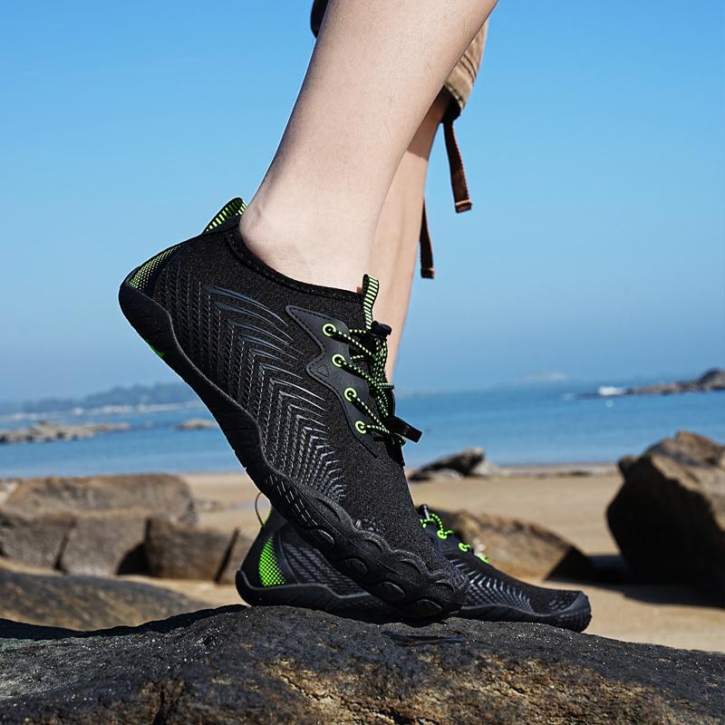 Fashion Water Shoes for Women Men Aqua Shoes Non-slip Wading Shoes Quick Dry Swimming Beach Sandals Barefoot River Sea Diving Sneak