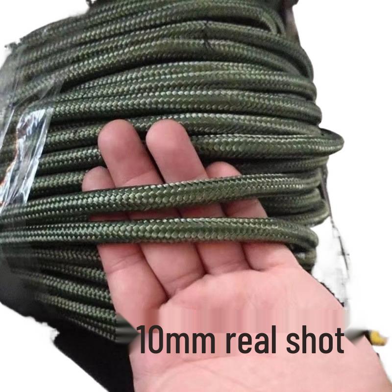 Strapazierfähiges militärgrünes Nylon-Polyester-Seil für den Außenbereich