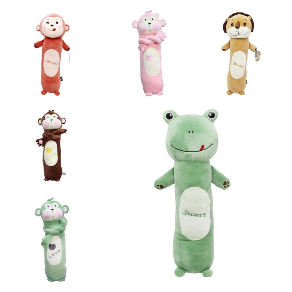 Soft Monkey Plush Pillow 55/70/90/110cm Cute Room Decor Kids Boys Girls Gifts