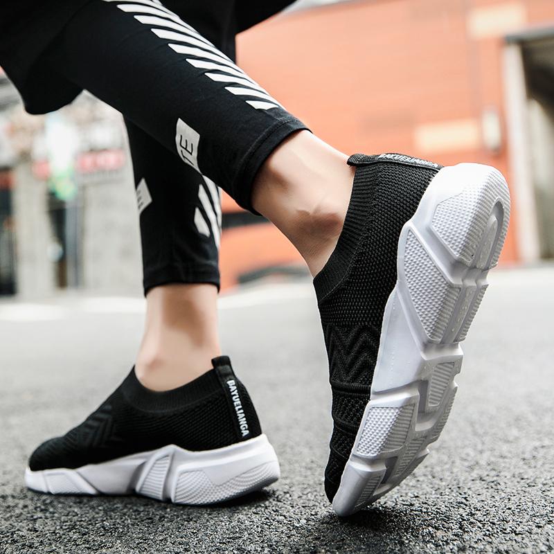 Large Size Couple's Anti Slip Wear-resistant Breathable Fashion Socks Outdoor Sports Shoes Casual Shoes One Foot Push
